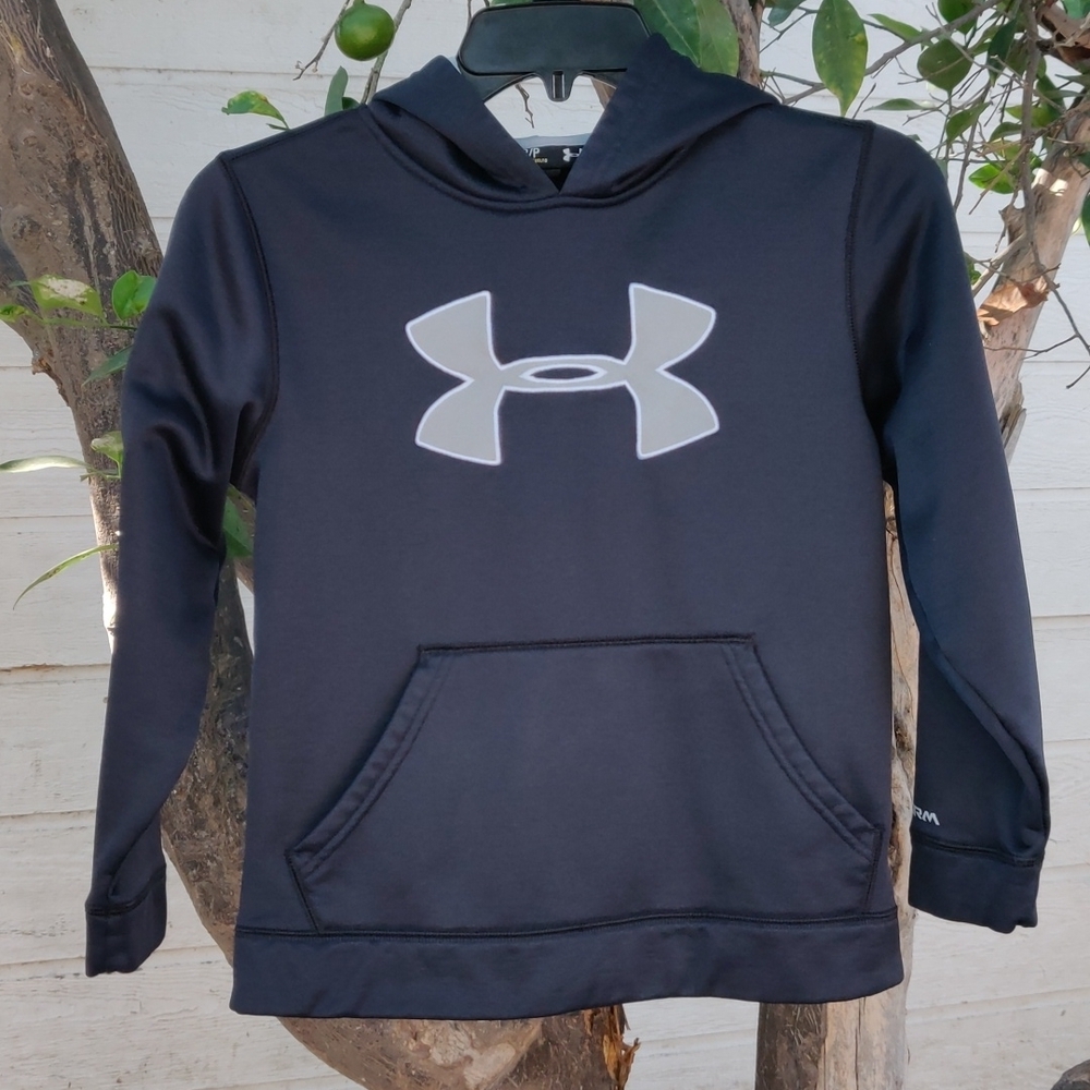 Under armour boy's hoodie size S color black - Picture 2 of 6